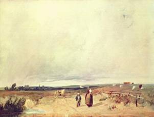 Sc�ne de Normandie, 1823, Richard Parkes Bonington (1802�1828)